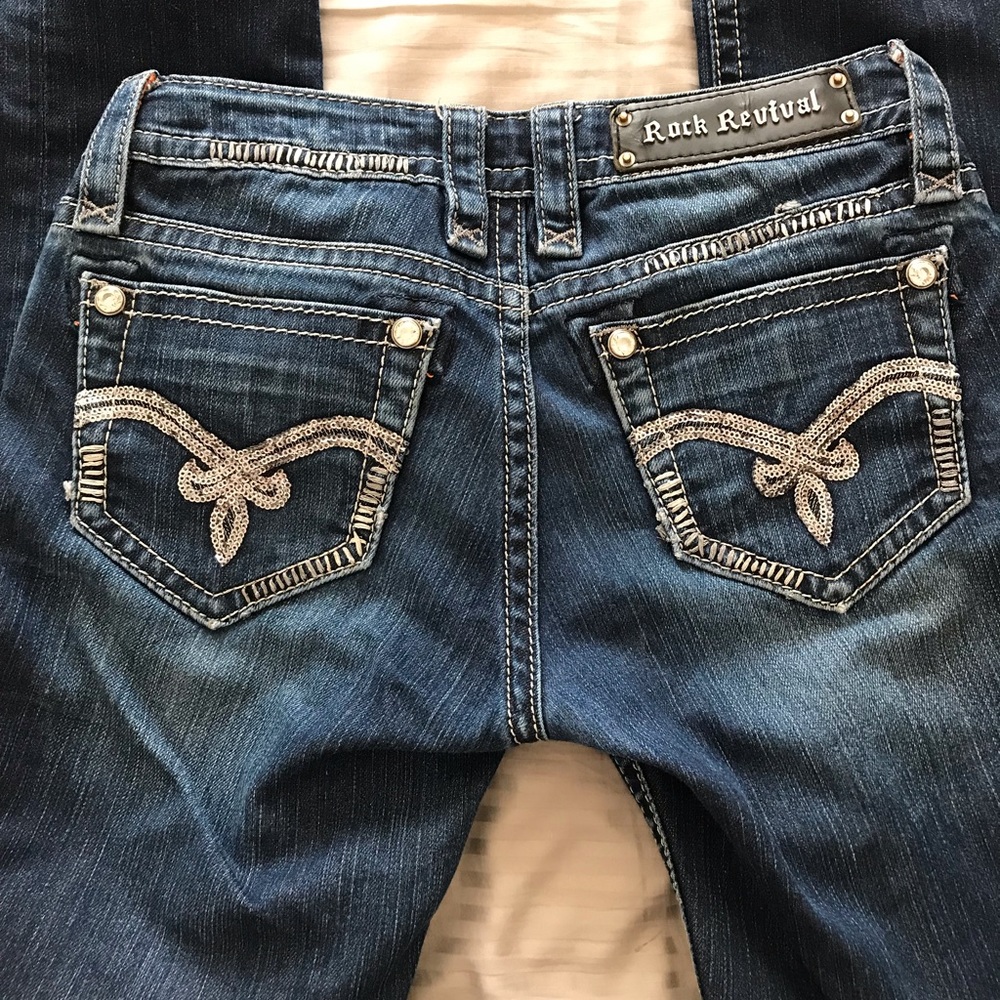 Rock revival skinny jeans